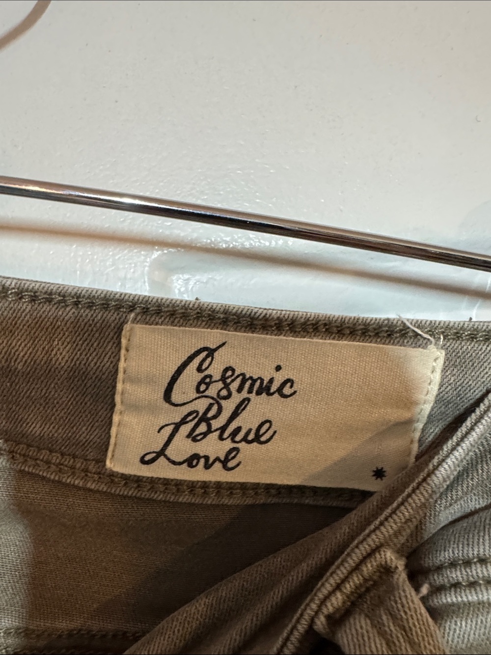 Slim Utility Skinny Pants in Olive Green - Picture 2 of 4
